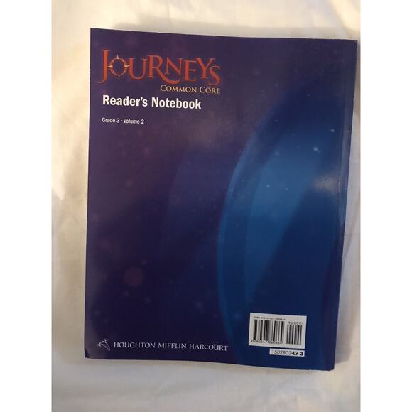 Journey’s Common Core Reader's Notebook Grade 3 Volume 1 & 2. No Writing - Picture 3 of 5